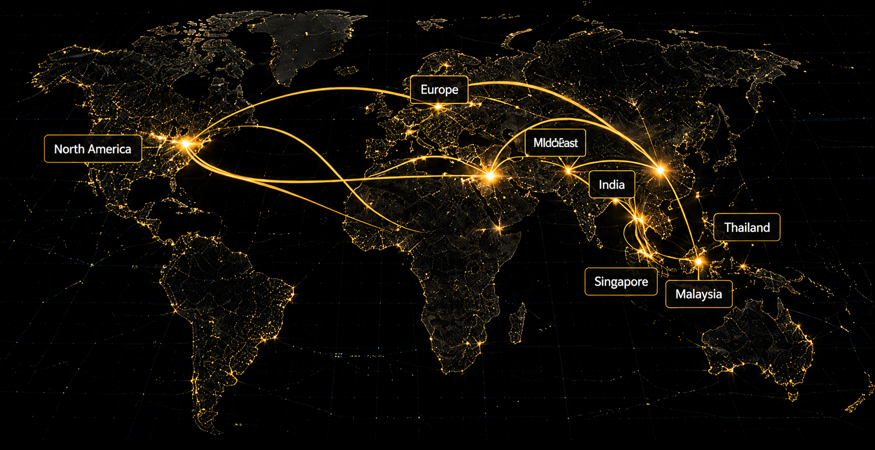 Global Map Connections